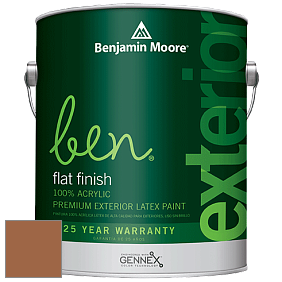 Benjamin Moore Ben 541 Waterborne Exterior Flat Finish краска цвет AF-220 