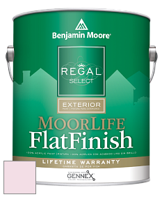 Benjamin Moore W105 Regal Select Exterior Paint-MoorLife Flat Finish краска цвет 2085-70 Baby Pink