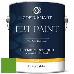 COLOR SMART CS 745 ELIT PAINT глубокоматовая моющаяся краска цвет 2030-10 Lizard Green
