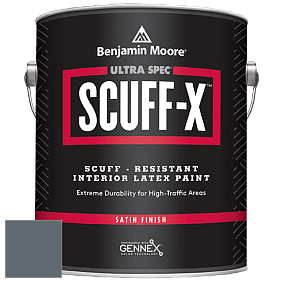 Benjamin Moore 486 Ultra Spec SCUFF-X Interior Satin Finish краска цвет 2135-30 Nocturnal Gray