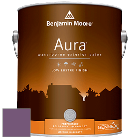 Benjamin Moore Aura 634 Waterborne Exterior Low Lustre Finish краска цвет 2073-30 Passion Plum