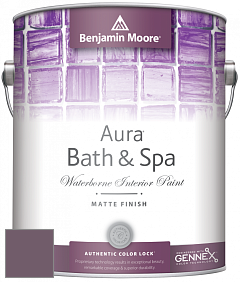 Benjamin Moore Aura 532 Bath & Spa Waterborne Interior Paint Matte Finish краска цвет AF-630 
