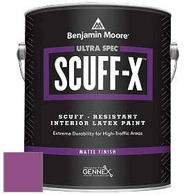 Benjamin Moore 484 Ultra Spec SCUFF-X Interior Matte Finish краска цвет 2074-30 Twilight Magenta