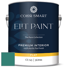 COLOR SMART CS 745 ELIT PAINT глубокоматовая моющаяся краска цвет NCS S 4040-B70G 
