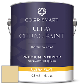 COLOR SMART CS 758 ULTRA CEILING PAINT ультраматовая краска цвет 375 Yellow Clover