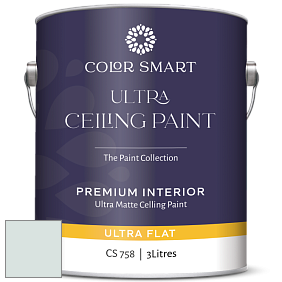 COLOR SMART CS 758 ULTRA CEILING PAINT ультраматовая краска цвет 866 Winter Ice