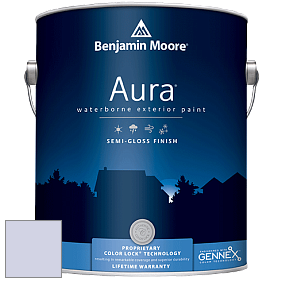 Benjamin Moore Aura 632 Waterborne Exterior Semi-Gloss Finish краска цвет 2069-60 Lavender Ice
