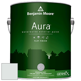 Benjamin Moore Aura 629 Waterborne Exterior Flat Finish краска цвет 874 Fanfare