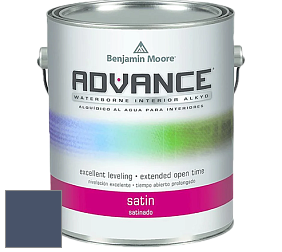 Benjamin Moore 792 Advance Interior Paint-Satin эмаль цвет 826 Stunning
