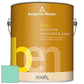 Benjamin Moore Ben W625 Premium Interior Latex Flat краска цвет 613 Fresh Green