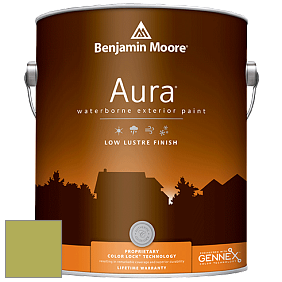 Benjamin Moore Aura 634 Waterborne Exterior Low Lustre Finish краска цвет 405 Perennial