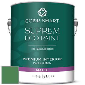 COLOR SMART CS 619 SUPREM ECO PAINT матовая краска цвет 2035-30 Nile Green