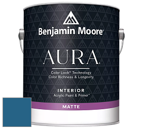 Benjamin Moore Aura 522 Interior Paint - Matte краска цвет 2060-20 California Blue