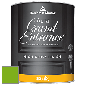 Benjamin Moore Aura 148 Grand Entrance High Gloss эмаль цвет 2031-20 Paradise Green