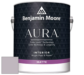 Benjamin Moore Aura 522 Interior Paint - Matte краска цвет 2115-50 Iced Mauve