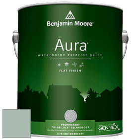 Benjamin Moore Aura 629 Waterborne Exterior Flat Finish краска цвет HC-143 BM HC-143