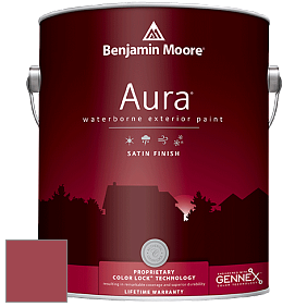 Benjamin Moore Aura 631 Waterborne Exterior Satin Finish краска цвет 2004-20 Chili Pepper