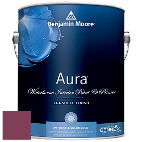 Benjamin Moore Aura 524 Waterborne Interior Eggshell Finish краска цвет 2076-10 Crushed Velvet