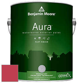 Benjamin Moore Aura 629 Waterborne Exterior Flat Finish краска цвет 2000-20 Tricycle Red