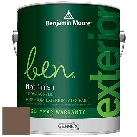 Benjamin Moore Ben 541 Waterborne Exterior Flat Finish краска цвет AF-165 