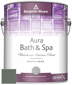 Benjamin Moore Aura 532 Bath & Spa Waterborne Interior Paint Matte Finish краска цвет HC-124 BM HC-124