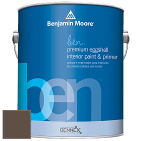 Benjamin Moore Ben W626 Premium Interior Latex Eggshell краска цвет 2108-10 Ferret Brown