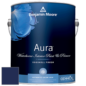 Benjamin Moore Aura 524 Waterborne Interior Eggshell Finish краска цвет RAL 5013 