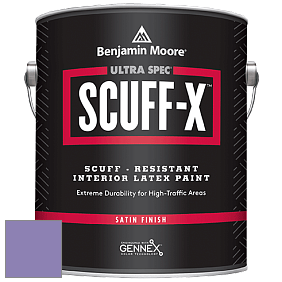 Benjamin Moore 486 Ultra Spec SCUFF-X Interior Satin Finish краска цвет 1398 Charmed Violet
