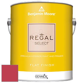 Benjamin Moore 547 Regal Select Waterborne Interior Flat Finish краска цвет 2000-20 Tricycle Red