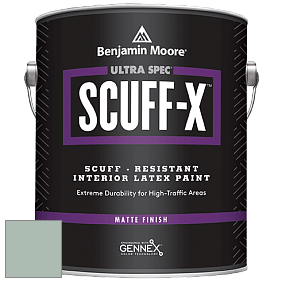 Benjamin Moore 484 Ultra Spec SCUFF-X Interior Matte Finish краска цвет 703 Catalina Blue