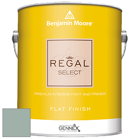 Benjamin Moore 547 Regal Select Waterborne Interior Flat Finish краска цвет NCS S 3010-B90G 