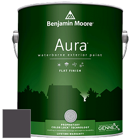 Benjamin Moore Aura 629 Waterborne Exterior Flat Finish краска цвет 2070-10 Tulsa Twilight