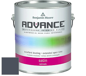 Benjamin Moore 792 Advance Interior Paint-Satin эмаль цвет 833 Evening Sky