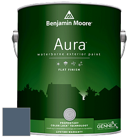 Benjamin Moore Aura 629 Waterborne Exterior Flat Finish краска цвет HC-156 BM HC-156