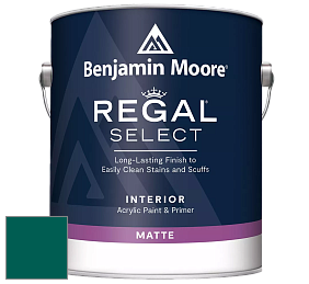 Benjamin Moore 548 IRegal Select Interior Paint - Matte краска цвет RAL 6026 