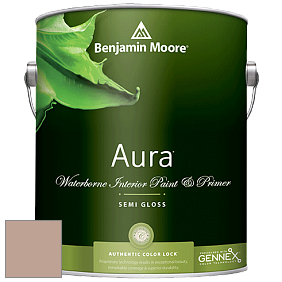 Benjamin Moore Aura 528 Waterborne Interior Semi-gloss Finish краска цвет AF-185 