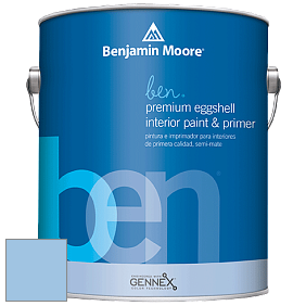 Benjamin Moore Ben W626 Premium Interior Latex Eggshell краска цвет 815 Swiss Blue
