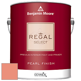 Benjamin Moore 550 Regal Select Waterborne Interior Pearl Finish краска цвет 019 Salmon Run