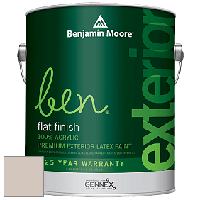 Benjamin Moore Ben 541 Waterborne Exterior Flat Finish краска цвет 995 Mocha Cream