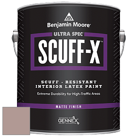 Benjamin Moore 484 Ultra Spec SCUFF-X Interior Matte Finish краска цвет 2110-40 Seaside Sand