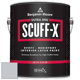 Benjamin Moore 486 Ultra Spec SCUFF-X Interior Satin Finish краска цвет 2119-60 Silver Lining