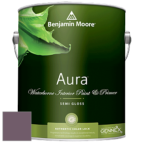 Benjamin Moore Aura 528 Waterborne Interior Semi-gloss Finish краска цвет AF-630 