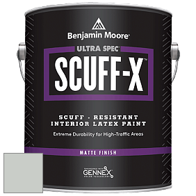 Benjamin Moore 484 Ultra Spec SCUFF-X Interior Matte Finish краска цвет 1577 Arctic Gray