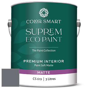 COLOR SMART CS 619 SUPREM ECO PAINT матовая краска цвет 1608 Ashland Slate