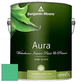 Benjamin Moore Aura 528 Waterborne Interior Semi-gloss Finish краска цвет NCS S 1060-G 