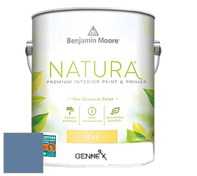 Benjamin Moore 514 Natura Interior Semi-Gloss Finish краска цвет NCS S 4030-R80B 