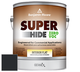 Benjamin Moore 355 Super Hide Zero Voc Interior Flat краска цвет RAL 9011 