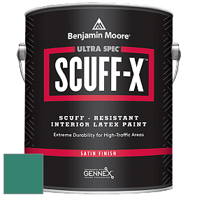 Benjamin Moore 486 Ultra Spec SCUFF-X Interior Satin Finish краска цвет NCS S 4040-B80G 