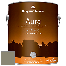 Benjamin Moore Aura 634 Waterborne Exterior Low Lustre Finish краска цвет 1497 Rolling Hills
