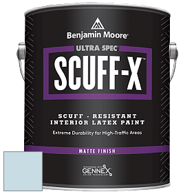 Benjamin Moore 484 Ultra Spec SCUFF-X Interior Matte Finish краска цвет 806 Breath of Fresh Air